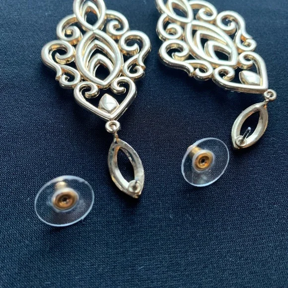 Crystal Dangle Earrings - Picture 5 of 7